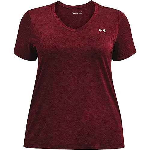 Image of Under Armour Plus Size Tech Solid Short Sleeve V-Neck