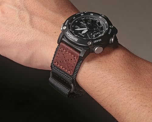 DAVILANE Watch Band Strap for Casio GA2000, Super Rugged Nylon Sports Strap?Band Width : 24mm?
