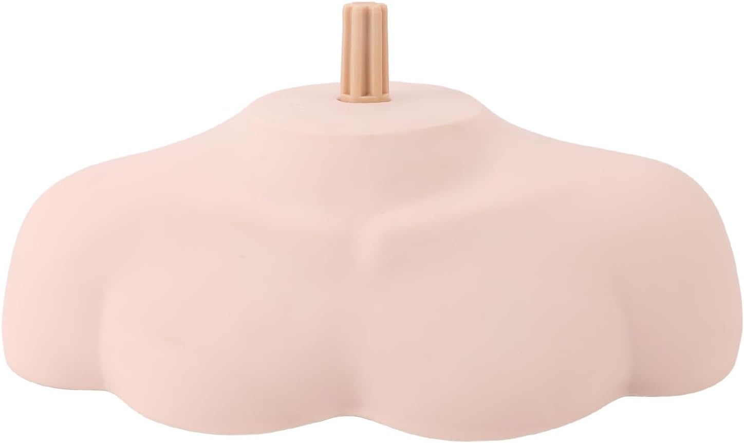 Mannequin Head Shoulder Stand Stable Structure Premium Material Effect for Beauty Professionals and Students PVC Soft Glue