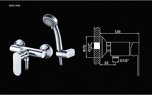 Ensemble de douche mural avec mitigeur pour un bain relaxant - 3