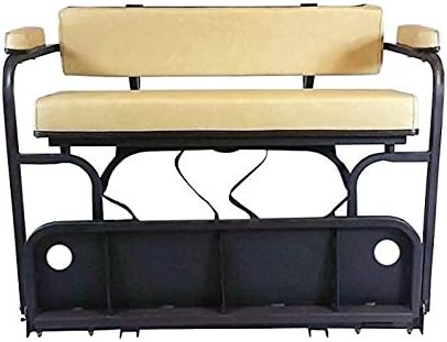 3G Golf Cart 2 in 1 Combo Seat Kit & Golf Bag Carrier- Stone for Yamaha Drive 2 Golf Carts 2017+