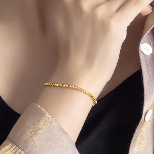 Pulsera de Plata 925 Dankadi Unisex 3MM 6.7 pulgadas miniatura 4