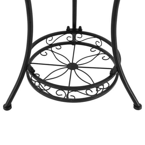 Support pour plantes en métal sur un balcon ou une terrasse - 8