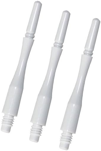 NineDartOut.us White Fit Shaft Gear - Hybrid Spinning (#4 in Between Long (28.5mm)