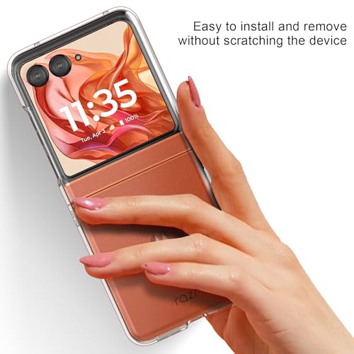 Coque en polycarbonate rigide premium pour Motorola Razr 2024 - 5