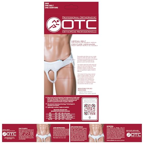 Faja Herniaria OTC para Hernia Simple o Doble, Blanca, Talle S miniatura 4