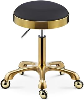 Rolling Stools On Wheels Stool with Smooth Rollers Salon Chair 360 Degree Swivel Height Heavy Seat Hydraulic Adjustable High Scissors Barber Stool (Color : (18)