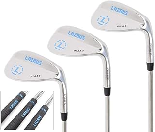LAZRUS Premium Forged Golf Wedge Set for Men - 52 56 60 Degree