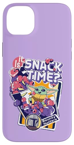 Coque iPhone 14 Plus The Mandalorian Grogu résistante aux rayures et salissures