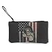 Produktbild Canvas Coin, American Fighter Brave American Flag Grunge Geldbörse mit Reißverschluss Reise Kosmetiktasche Multifunktions Make-up-Taschen Handy-Taschen Stifte-Paket mit Griff
