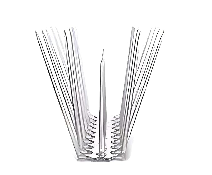 Pass India Bird and Pigeon Spikes, Pigeon Control Spikes Anti Bird Plastic Spikes for AC Balcony Railing Window Home Protection from Pigeon Dog Monkey Crow Kabootar Transparent (20)-image-49