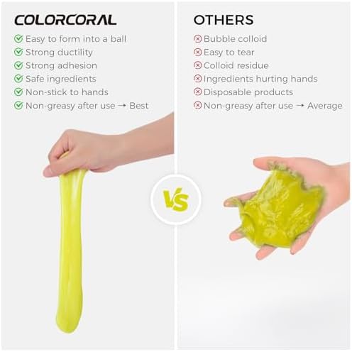 ColorCoral Cleaning Gel Universal Dust Cleaner for PC Keyboard Car Detailing Office Electronics Laptop Dusting Kit Computer Dust Remover, Computer Gaming Car Accessories, Gift for Men Women 160g — view 6