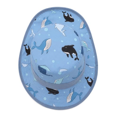 Image of VRITRAZ Sun Protection UPF50+ Bucket Hat Toddler Summer Beach Play Hats with Neck Flap for Girl, Boy, Kids Summer Hat, Bucket Hat for Kids Ages 3-10 Years