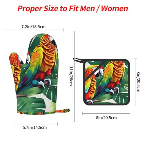 Maniques en silicone anti-brûlure lot de 4 gants de cuisine anti-glisse