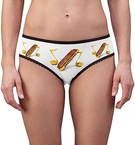 SpreadPassion Harmonica Panties, Harmonica Underwear, Briefs, Cotton Briefs, Funny Underwear, Panties For Women
