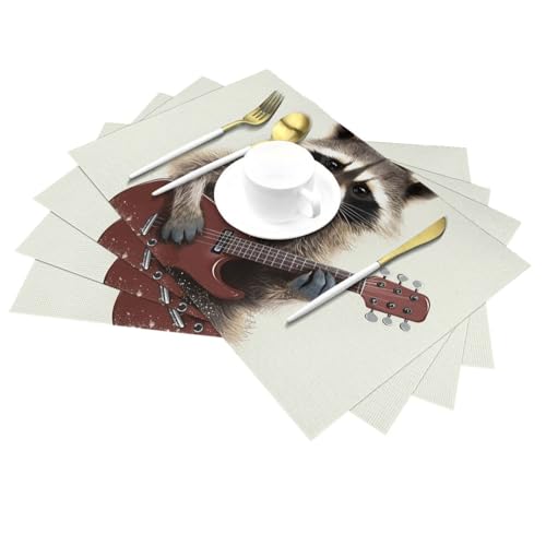 Sets de table faciles à nettoyer et lavables pour protéger la table - 4