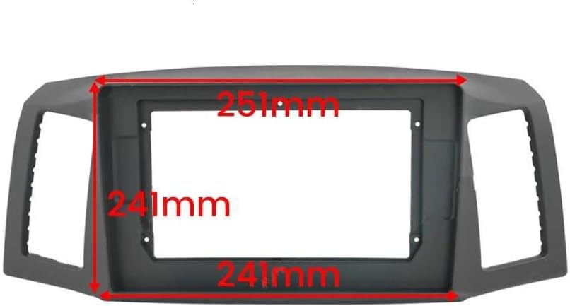 車用インストルメントパネル に適合する に適合する グランドチェロキー 2004-2007 2DIN カーラジオフェイシア フレーム