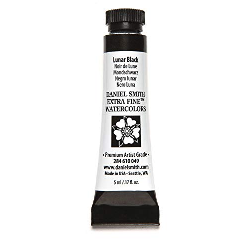 Daniel Smith ダニエル・スミス 水彩絵具 5mlチューブ (Lunar Black) 284610049
