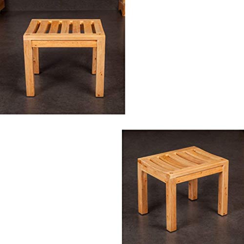 Banc de douche en bois de qualité supérieure SBTXHJWCGLD stable - 7