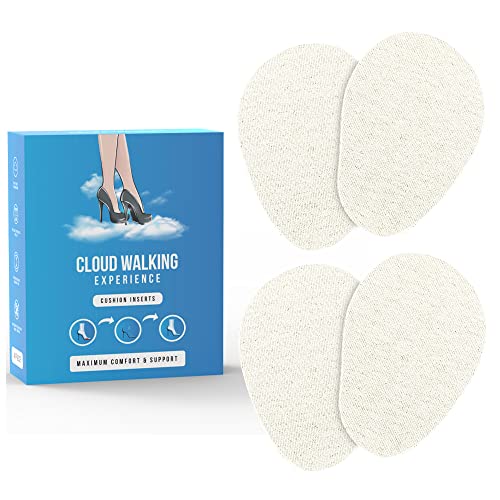 PerseveranX Metatarsal Pads Women - 2 Pairs Premium Ball of Foot Cushions for Women - High Heel Cushion Inserts - Forefoot Cushion Pads for Shoes - Heel Pain Relief Foot Pads for Ball of Feet
