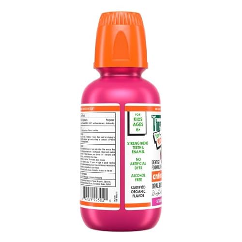 Therabreath 697029 Kids Mouthwash With Fluoride, Organic Strawberry Splash, Anticavity, 10 Fl Oz & Therabreath Kids Mouthwash thumb #4