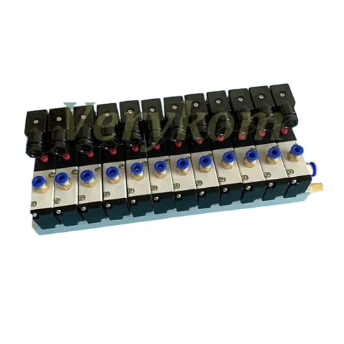 Manifold d'électrovanne 3V210-08 pour contrôle de vérins pneumatiques - 7