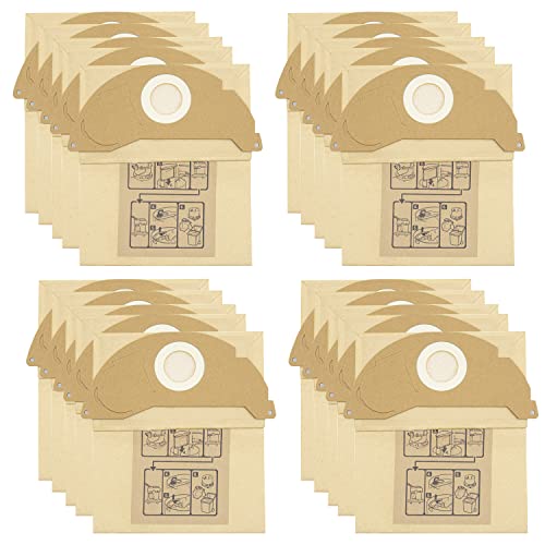 20 Stück Papierfilterbeutel für Kärcher Mehrzwecksauger WD 2, MV 2, WD 2.200 bis WD 2.550,6.904-332.0 Cover