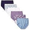 Hanes Women's Signature Cotton Breathe Briefs Underwear Pack, 6-Pack (Colors May Vary)