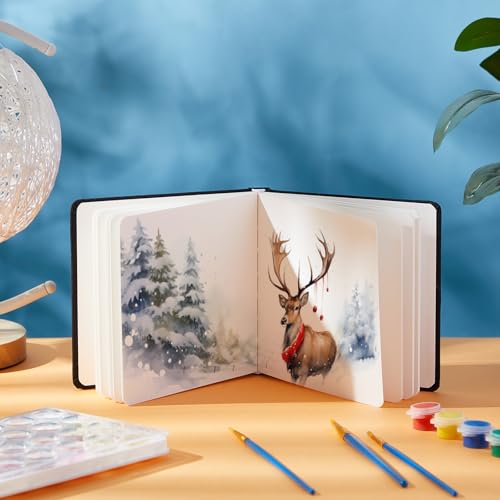 Cuadernos de acuarela cuadrados 14x14 cm con papel de algodón de 300g 5