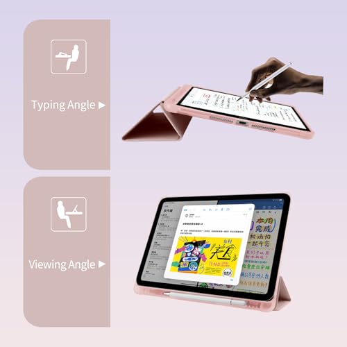 Coque iPad Pro 11 rose pour protéger l'écran et ranger le stylet