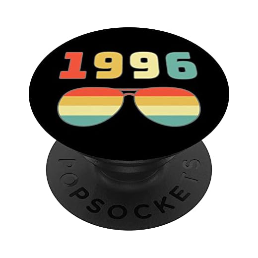Born In 1996 Edición Limitada 1996 Cumpleaños Pop Socket 1996 PopSockets PopGrip Intercambiable