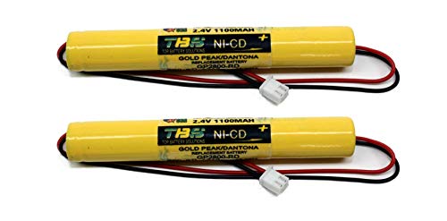Batería de Repuesto GP2800-RD Gold Peak Dantona 2pc miniatura 1