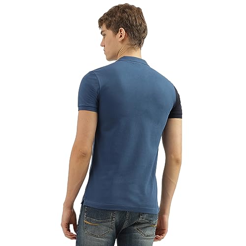 Image of United Colors of Benetton Men's Cotton Solid Regular Fit Polo Shirt