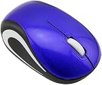 Mini Small Wireless Mouse for Kids Children 3-8 Years Old Child Sized USB Optical Cordless Mice with USB Receiver for PC Laptop Computer (Blue)