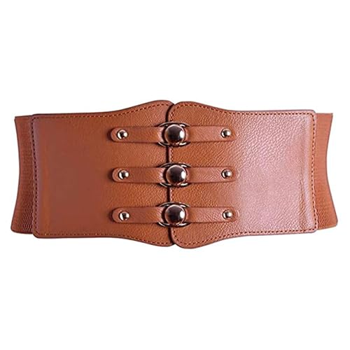 Corset Belt Corset Underbust Women Top Curve Shaper Strap Waist Belt Chain Leather Bustiers