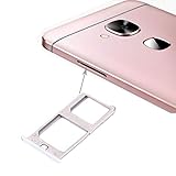 Replacement Spare Parts for Letv Le 1 Pro / X800 SIM Card Tray(Gold) Repair Parts (Color : Silver)