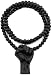 Power Fist Good Wood 36 Inch Long All Natural Wood Pendant Necklace Black