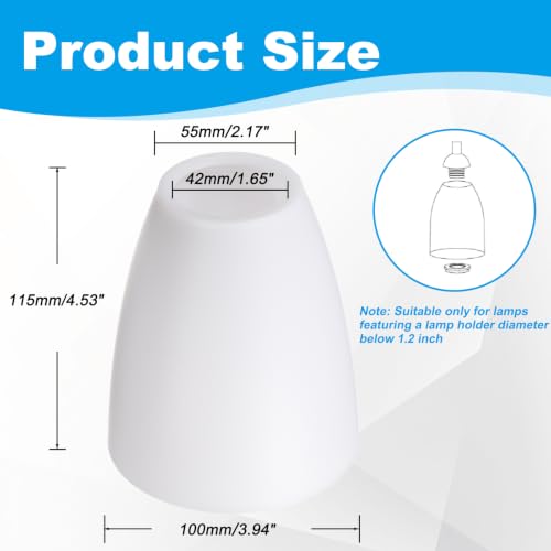 VIAPUICE Plastic Horseshoe Lampshade 4.5" High 3.9" Diameter 1.7" Fitter by VIAPUICE - Used condition - Image 2