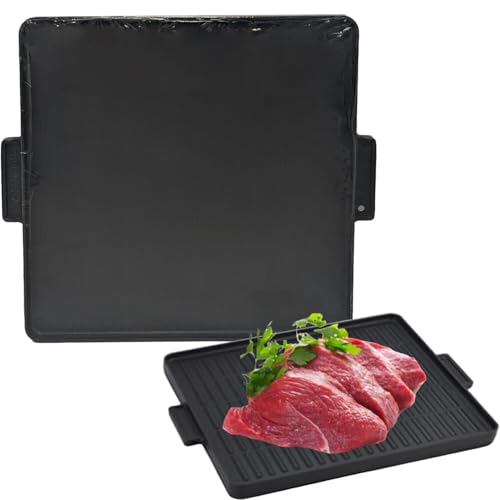 ILSA Piastra di Cottura, Ghisa Smaltata, Double Face, cm 38x38