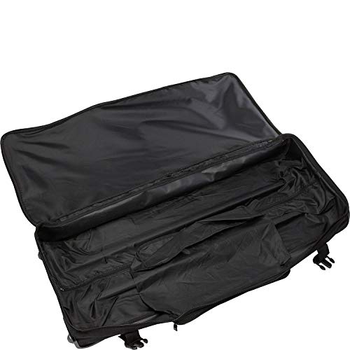 Travelers Club Adventure Upright Rolling Duffel Bag, Black, 36 Inch 119.0L