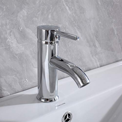 Walnest 36 Inch Free Standing Bathroom Vanity Ceramic Vessel Sink Combo Cabinet Countertop With 2 Doors Undermount Resin Sink And Chrome Faucet Combo With Mirror (White) #TOP7