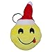 PORTACHIAVE PELUCHE EMOJI EMOTICON FACCINE LINGUA NATALIZIE CM.8 - EMOJ05