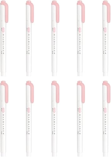 Vista 9 de Zebra Mildliner B-WKT7-MDB Resaltador, azul oscuro, 10 piezas azul (oscuro),Beige,Azul Verde,Crema,gold,Verde,Caléndula,Azul ahumado,Amarillo