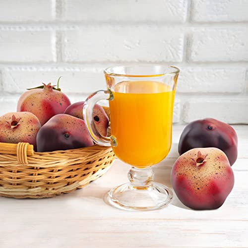 Woration 6 Pcs Artificial Pomegranates Fake Realistic Simulation Fruits Vivid Pomegranates For Home Ornament Fruit Desk Office Restaurant Decorations & Props #TOP4