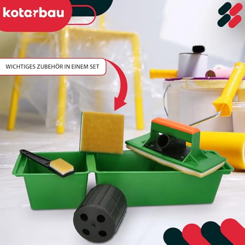 KOTARBAU® Malerwerkzeug-System USA-Paint Kunststoffbürsten zum Streichen