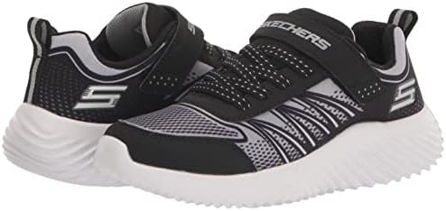 Skechers Kids Boy's Bounder-Zatic Sneaker, Black/Silver, 13 Little Kid | Image 6