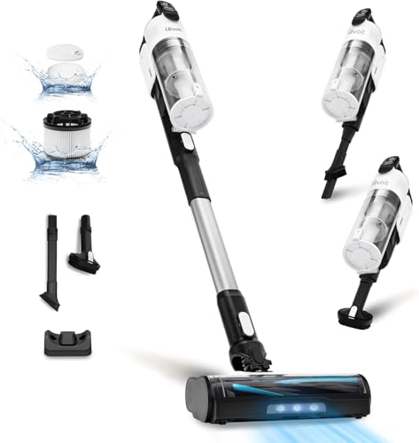 LEVOIT Aspiradora sin Cable, Antienredos para Mascotas, Autonomía de 12-50min, 4 en 1 Aspirador con Batería Extraíble, 99,9% de Filtración, Aspiradora Escoba para Alfombras, Suelos Duros, Coches LEVOIT Aspiradora sin Cable, Antienredos para Mascotas, Autonomía de 12-50min, 4 en 1 Aspirador con Batería Extraíble, 99,9% de Filtración, Aspiradora Escoba para Alfombras, Suelos Duros, Coches