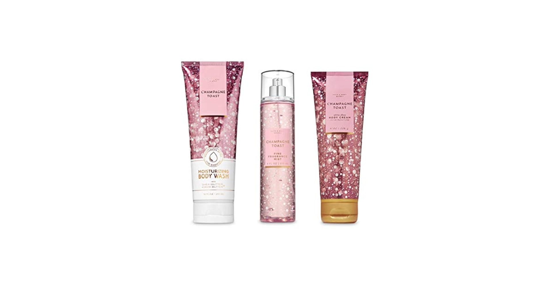 Champagne Toast ボディミスト 3本セットHannah Amazon.com : Bath and Body Works - Champagne Toast - 3 pc