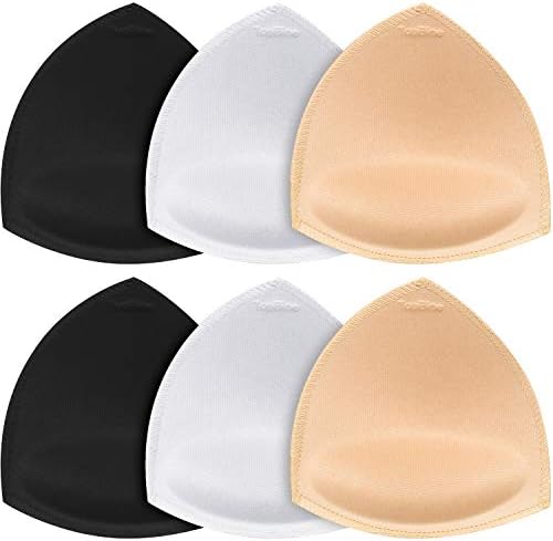 TopBine Removable Bra Pads Inserts Women's Comfy Sports Cups Bra Insert for Bikini Top Swimsuit