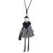 iEay Bijoux Fashion Femme - Colliers Poupée de chiffon - Collier dames glamour - Colliers Alliage Perle Strass (5#)